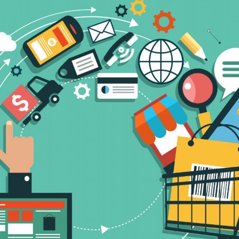 Publicidad digital y aumento del uso de compras online.
