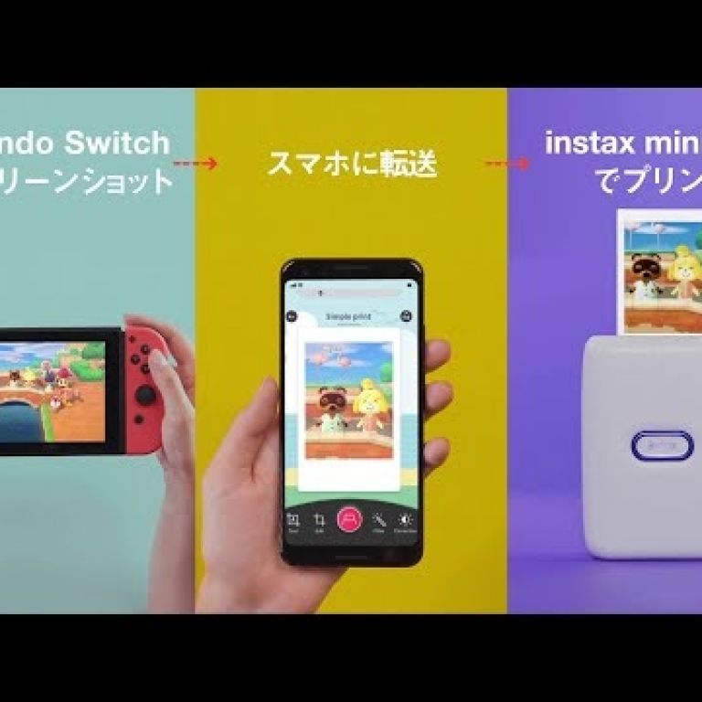 Fujifilm y Nintendo se unen en una colaboración que permite al Switch transferir imágenes para imprimirlas en Instax