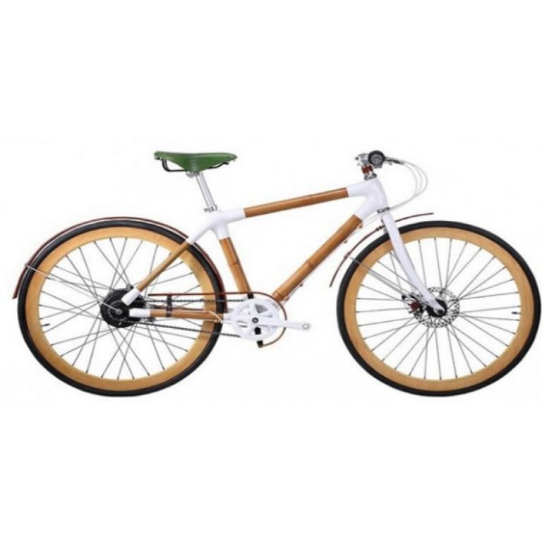 La bicicleta de bamb que recarga mviles