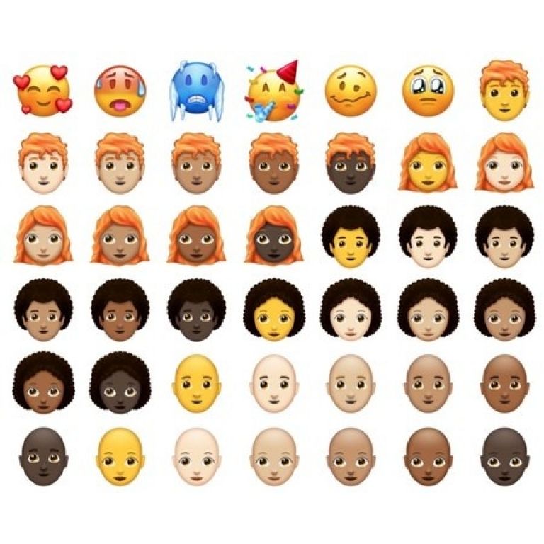 Así lucen los 150 nuevos emojis que llegarán a iOS y Android durante 2018